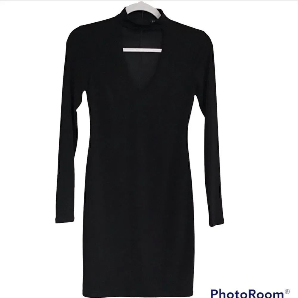 Express Bodycon Choker Style Dress